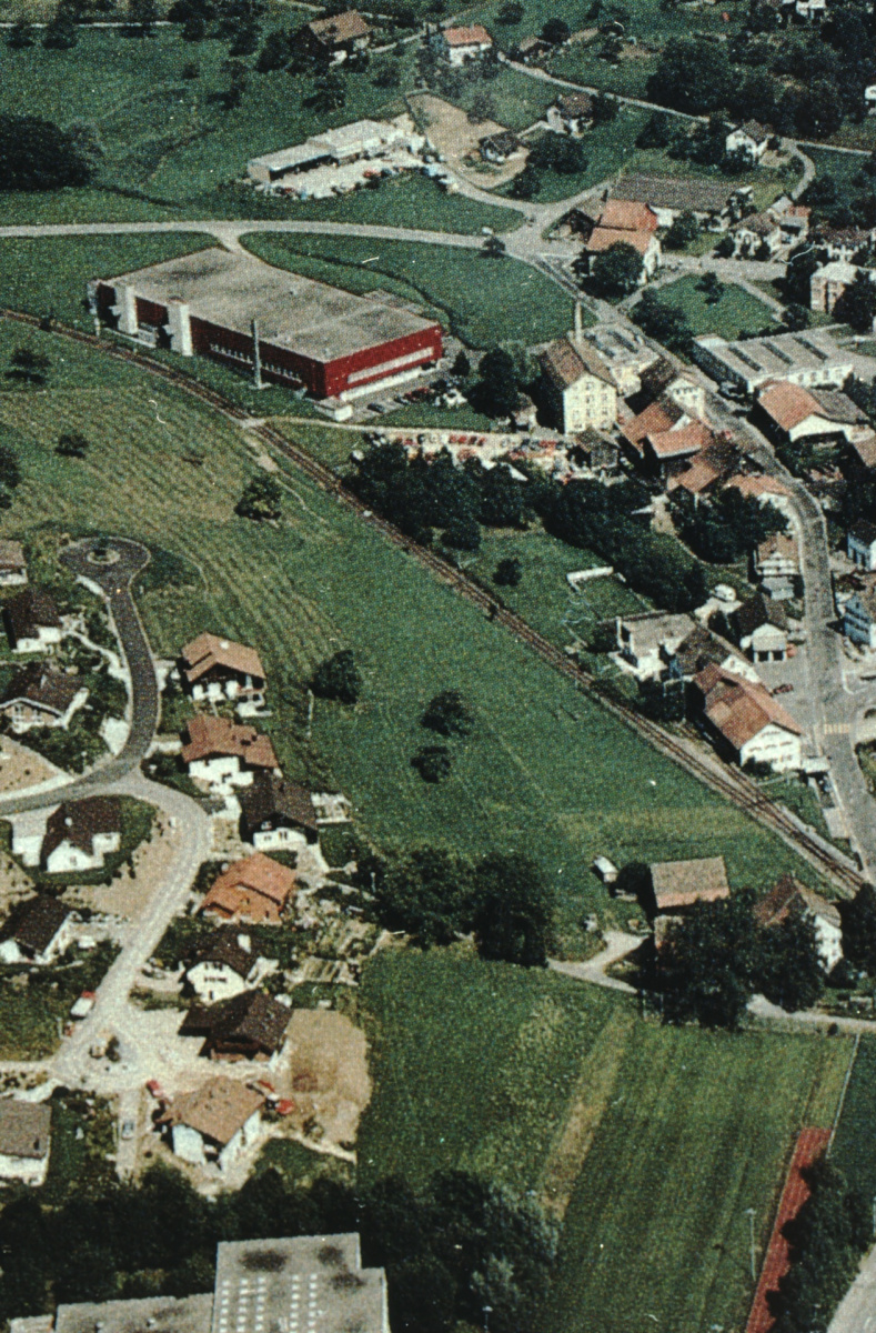 Luftaufnahme Bäretswil Detail Ämet-Dorf