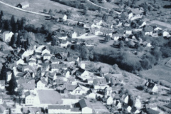 Luftaufnahme Swissair Detail Dorfkern
