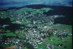 Luftaufnahme Bäretswil Dorf, Adetswil, Pfäffikersee