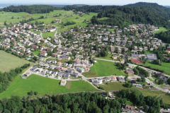 Luftaufnahme, Adetswil ab Schulhaus Letten