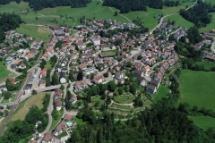 Luftaufnahme, aus westlicher Sicht, mit Werkhof