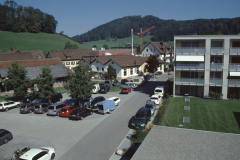 Blick auf die Kirchstr aus einer Alterswohnung