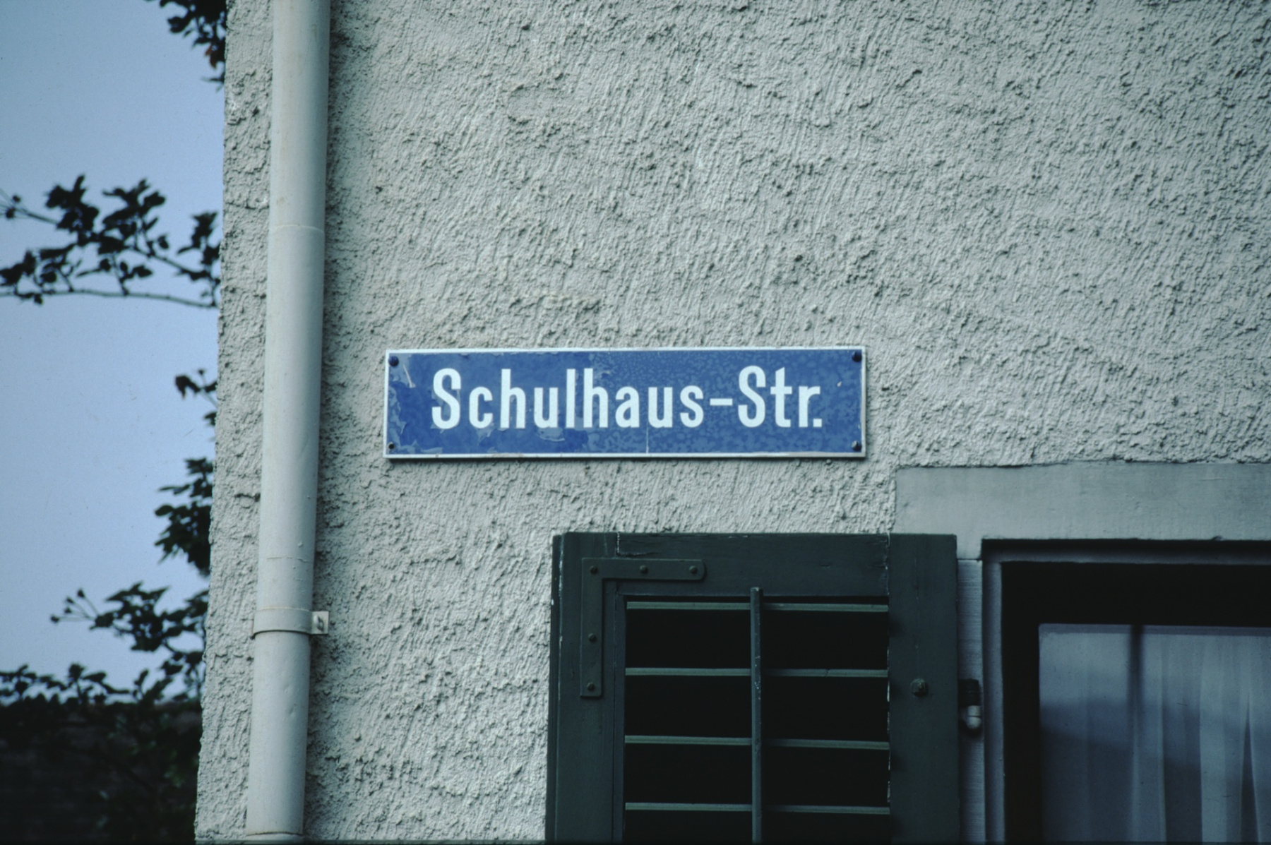 Tafel Schulhausstrasse