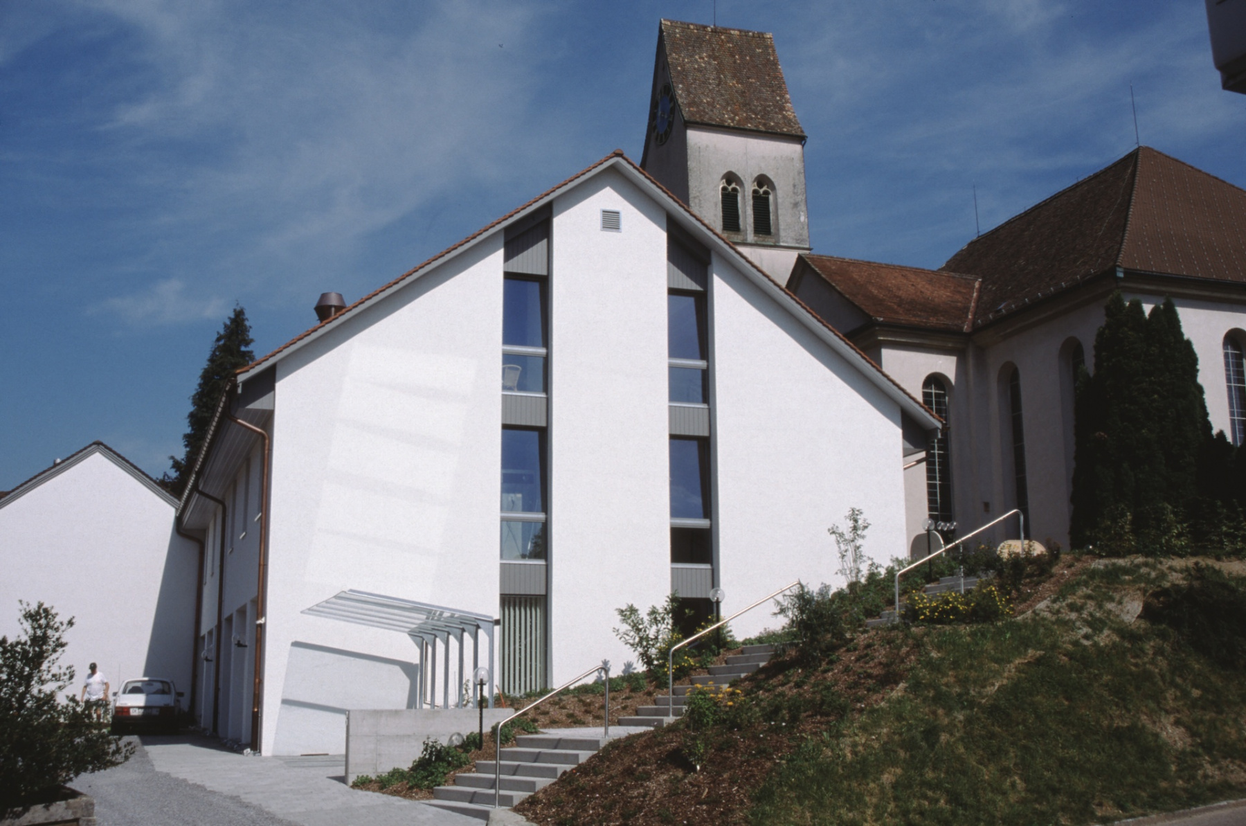 Kirchgemeindehaus, von Liegenschaft Wälty aus