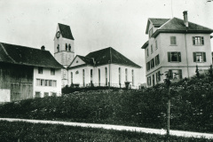 Kirche und Kaufhaus Wegmüller