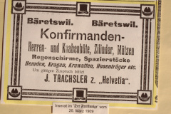«Helvetia» Kaufhaus, Konfirmanden-Anzüge