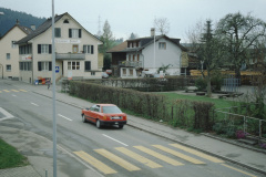 Blick aus dem Fenster der Molkerei