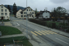 Blick aus dem Fenster der Molkerei