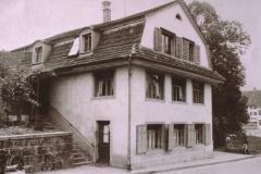 Abgebrochenes Haus neben dem Oberdorfflarz