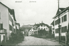 Dorfpartie, Blick gegen Dorfmitte mit Haus Raths (Post 1861 - 1869)