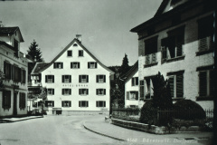 Laden Keller-Baur Gasthof Bären, Postkarte «Bäretswil, Dorfpartie»