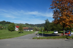 RW Hasentörli, Parkplatz Wappenswil, Blick gegen Eichschür und Allenberg