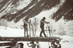 Diaschau 1, Handsägerei im Lötschental 1935