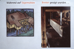 Diaschau 1, Während auf Sägemühlen Bretter gesägt wurden …