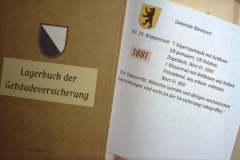 Diaschau 1, Lagerbuch Gebäudeversicherung 1881