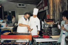 Brunnenfest 1987, Hanspeter Leutwyler, Peter Egli und Marlies Rüegg