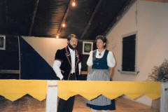 Brunnenfest 1987, Jodler Andreas Gerber mit Jodlerin