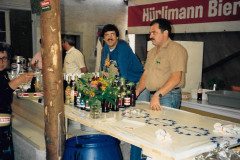 Brunnenfest 1987, Käthi Meier mit Junior und Bruno Knecht
