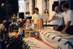 Brunnenfest 1987, "Der mit dem Koffer", Alfred Herzog, Richard Meyer, Norbert Büchel