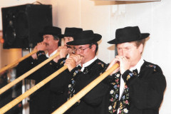 Brunnenfest 1995, Alphornbläser von Gossau