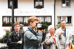 Brunnenfest 1995, Johannes Heusser, Fotograf Reto Schädler, Esther und Hermann Brütsch