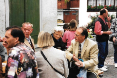 Brunnenfest 1995, Hans Stamm (hinten) mit Frau