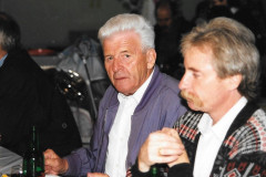 Brunnenfest 1995, Hans Linder mit Nachbar Brunnenfest 1995, Hans Linder mit Nachbar