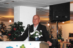 Brunnenfest 1995, Walter Egolf, ehem. Kaminfeger, Brunnepräsident «auf Webers Platz»
