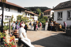 Brunnenfest 1995, Festplatz mit Annelies Schneider