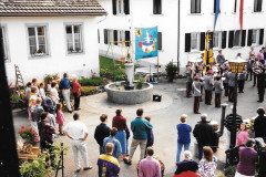 Brunnenfest 1995, Fest mit Fahnenweihe