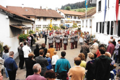 Brunnenfest 1995, Festplatz mit Musikverein