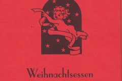 CHUCHI. Weihnachtsessen im Freihof, Hinterburg, Einladung