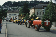 Empfang TV vom Eidg, Umzug