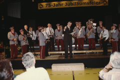 Uniformweihe 75 Jahre Jubiläum, Conferencier Martin Birr (ehem Pfarrer)