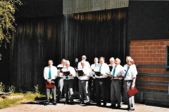 Männerchor, Geburtstagsständchen bei Frau Jung, Schmärschür 2005