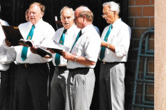 Männerchor, Geburtstagsständchen bei Frau Jung, Schmärschür 2005