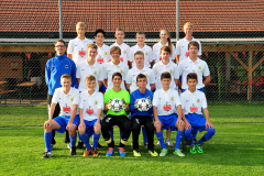 FCB B-Junioren 2014. Trainer Roger Bolt.