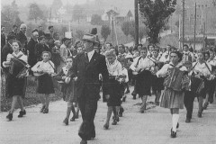HOB. Marschmusik am Umzug des Bahnfestes 1947 (Elektrifizierung)