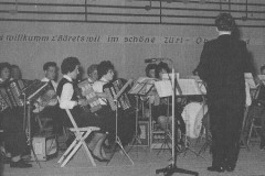 HOB. In der Festhütte anlässlich des 20. Zürcher Kantonalmusik- und Jubiläumssängerfestes 1960