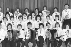 Harmonika-Orchester im Jubiläumsjahr 1988