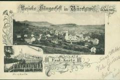 Sängerfest 1904, Festkarte