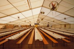 150-Jahre 1985. Festzelt innen.