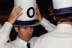 150-Jahre 1985. Sepp Gerstl mit Hut