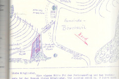Hüttenbau - Einladung zur Orientierungsversammlung vom 7. Juni 1956