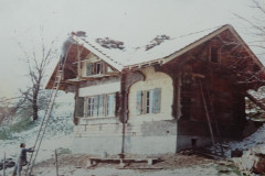 Hüttenbau Waldeggli, Dacharbeiten