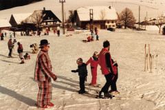 Naturfreunde, SZO Ghöch, Skischule mit Clown