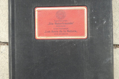 Hüttenbuch Waldeggli, 7. Sept. 1958 - 19. Mai 1990, Einband (42 x 28 cm, 3.5 kg!)