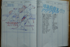 Hüttenbuch Waldeggli, Klaushock 1999, Schwender, Moser, Leopold, Aemisegger ...