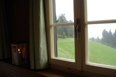 Waldeggli, Blick durchs Fenster