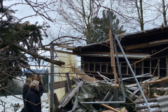 Waldeggli, Sichtung der Sturmschäden